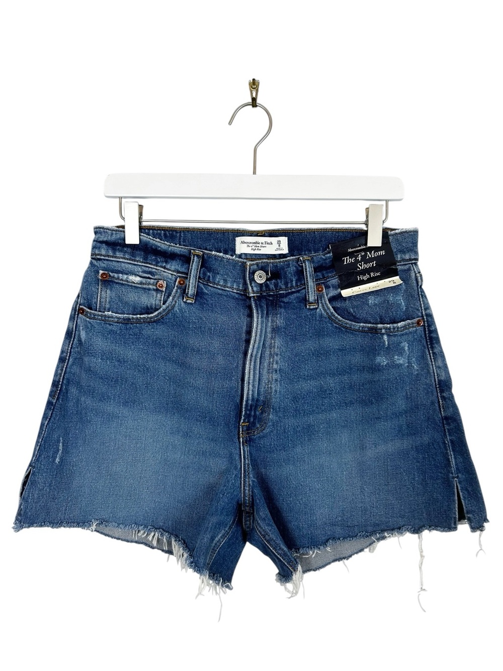Abercrombie & Fitch Curve Love The 4" Mom Short High-Rise Size 8/29